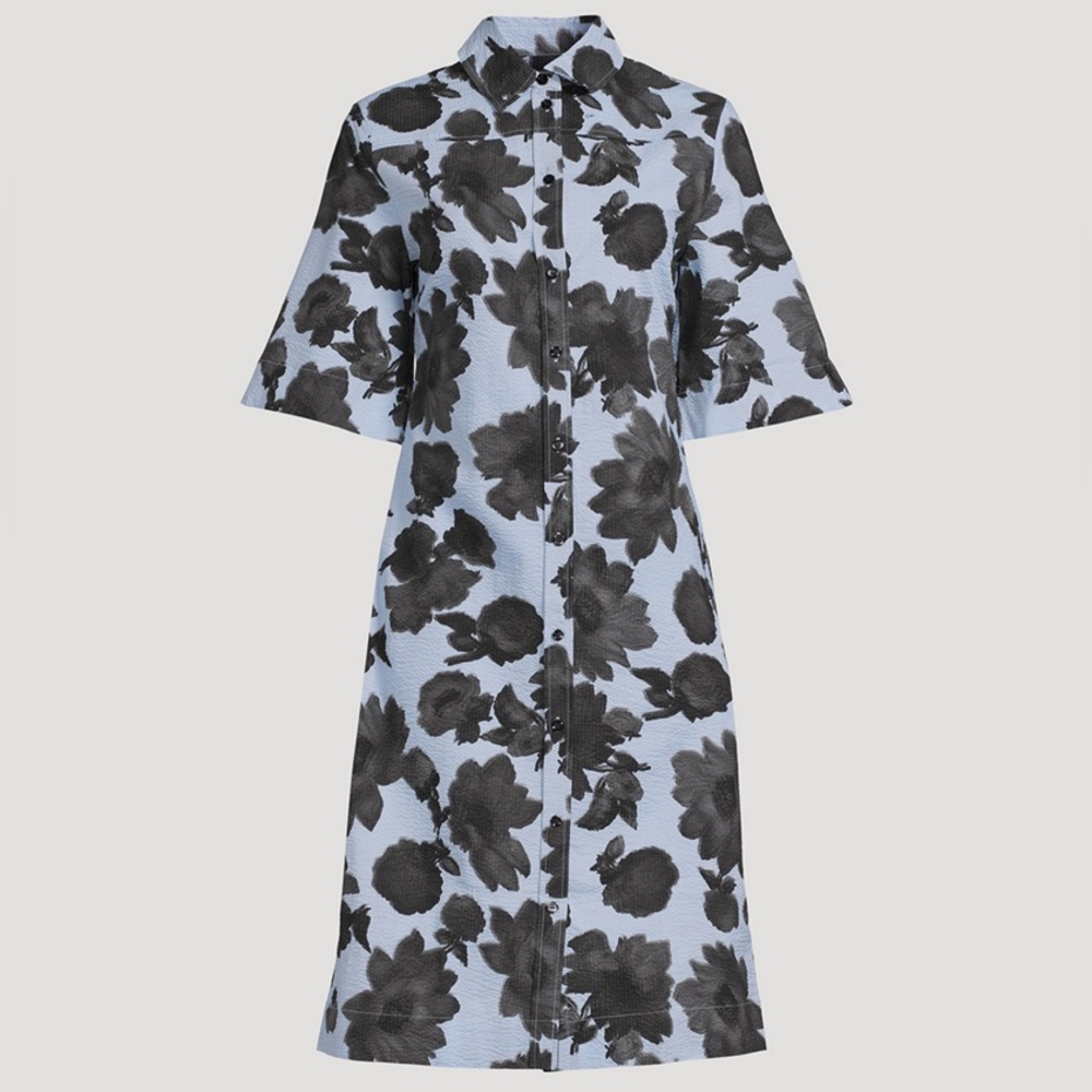 SAMSØE SAMSØE Demi Shirt Dress In Floral Print Size XS